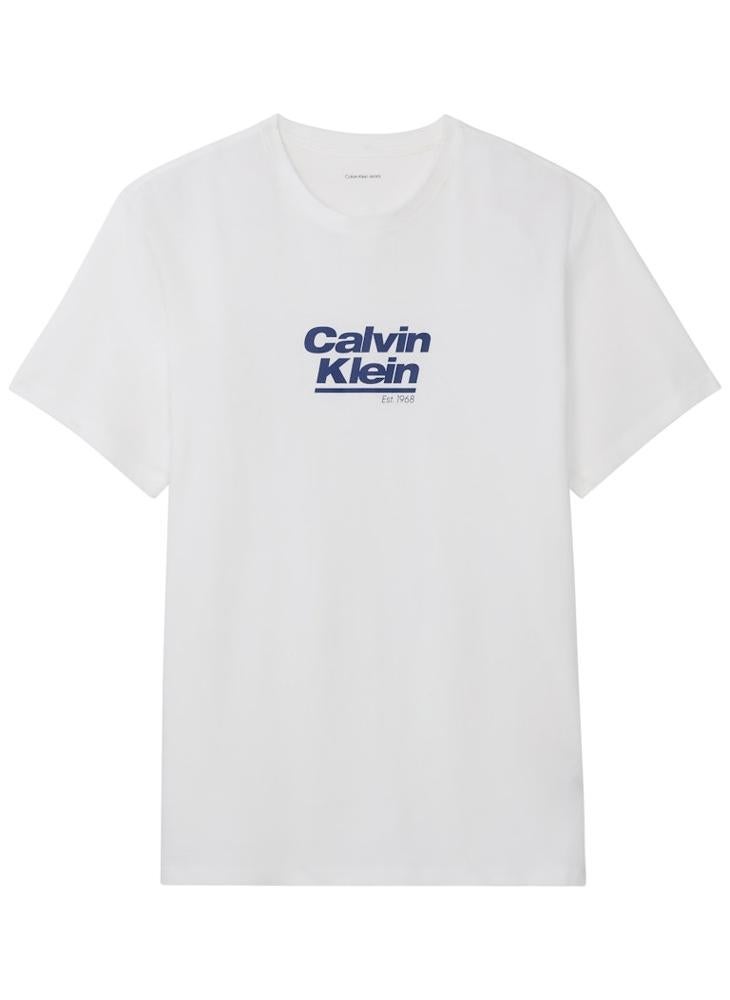 Calvin Klein Jeans Logo Graphic Crew Neck T-Shirt - Image 5