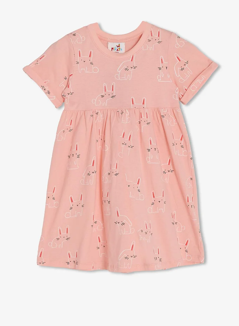 بنياتا فستان صيفي مطبوع