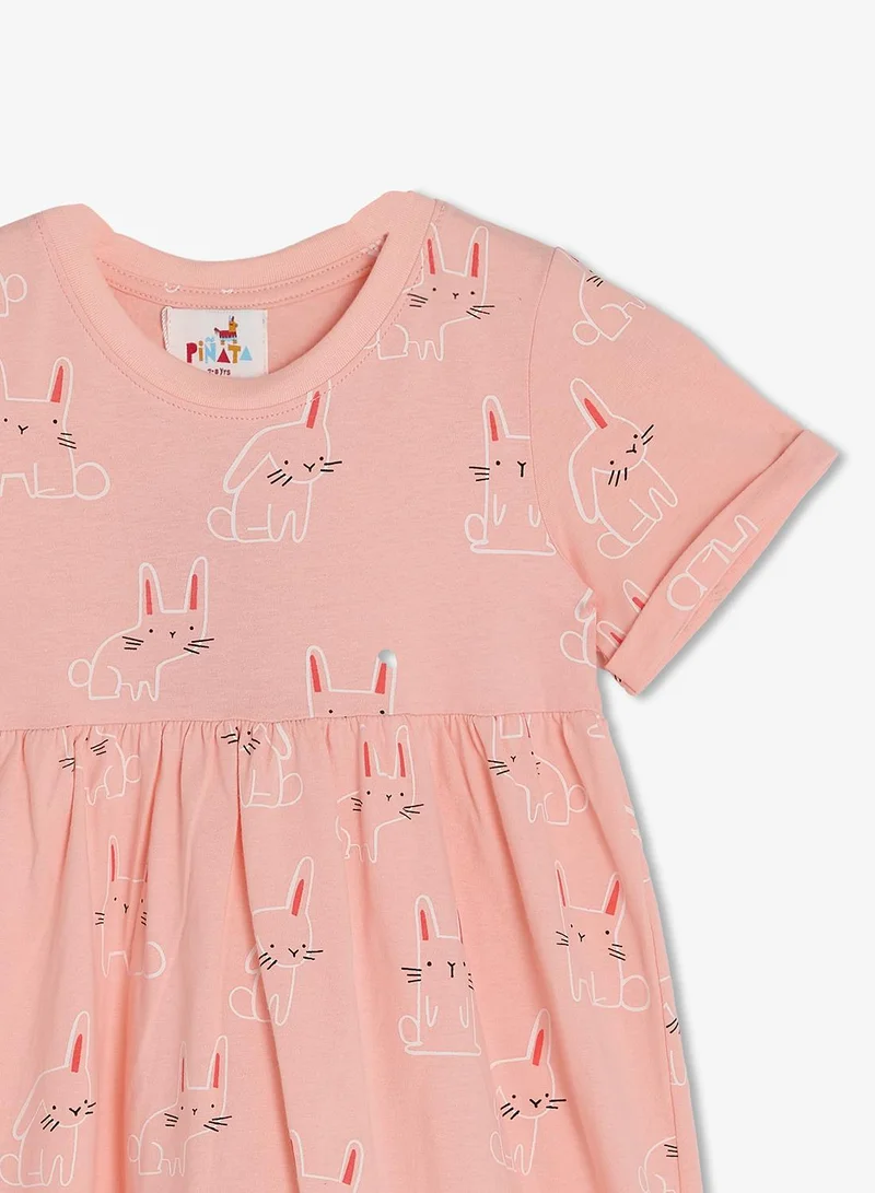 Pinata  Cat Print Summer Dress for Women | Best Price UAE