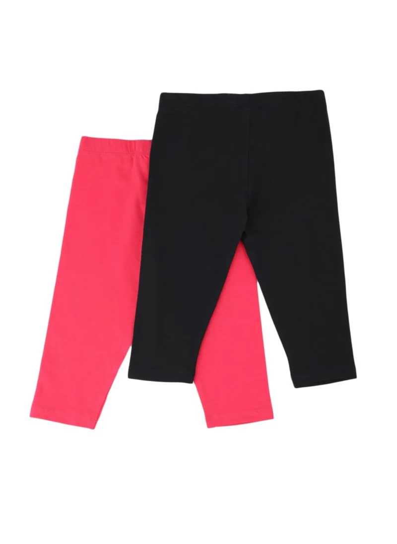 trendyol Kids 2 Pack Floral Heart Leggings