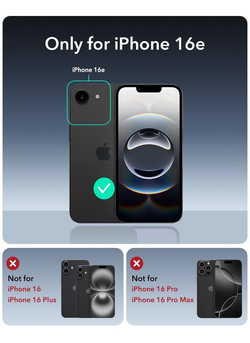 Houmt iPhone 16e Case Cover Crystal Clear Magnetic Support Wireless Charging Case Anti-Yellowing Shockproof Camera Protection Cover For iPhone 16e 6.1-Inch  - Image 2