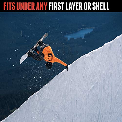 Triple Eight Undercover Snow Knee Pads for Snowboarding and Skiing, Small, Black - Image 2