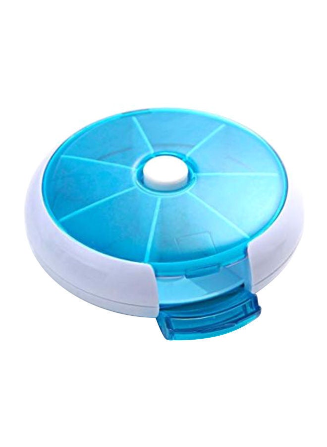 NIBEMINENT 7-Compartment Round Shape Pill Box - Image 1