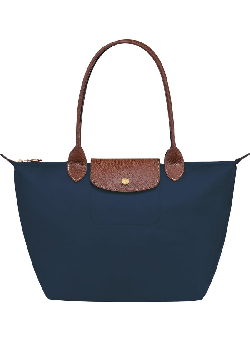 Longchamp Women's Medium Tote Bag, Handbag, Shoulder Bag Navy Classic Style  - Image 1