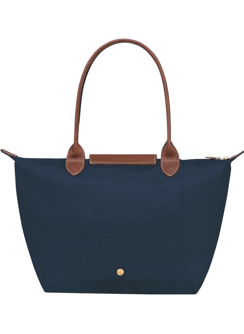 Longchamp Women's Medium Tote Bag, Handbag, Shoulder Bag Navy Classic Style  - Image 5