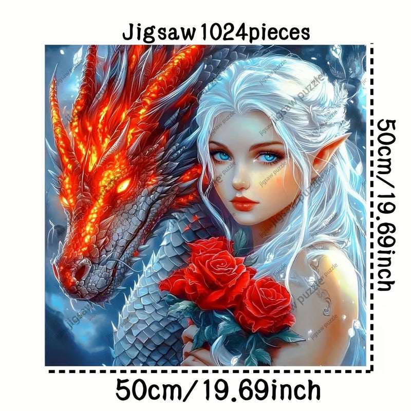 لغز قطع الـ1024 قطعة مقاس 19.69x19.69 بوصة ترفيه عائلي وديكور فني - Image 2