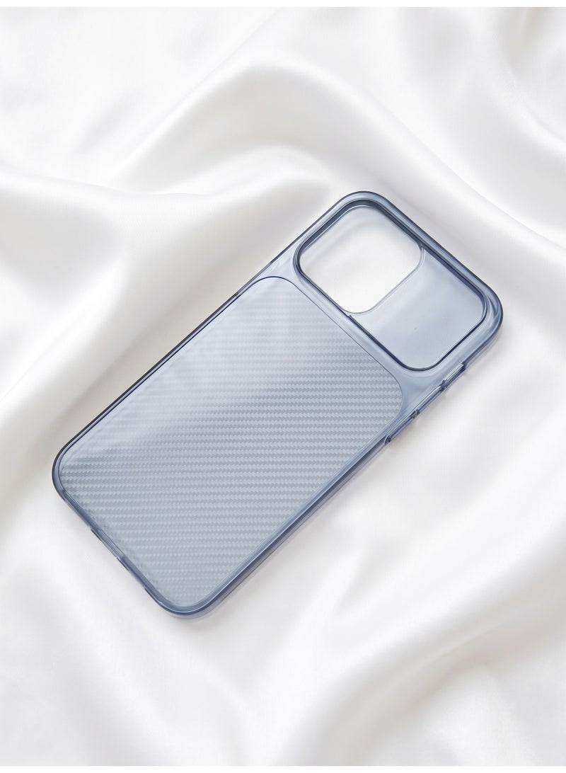 Transparent iPhone 15 Pro Max Case with Tactile Textured Grip - Image 2