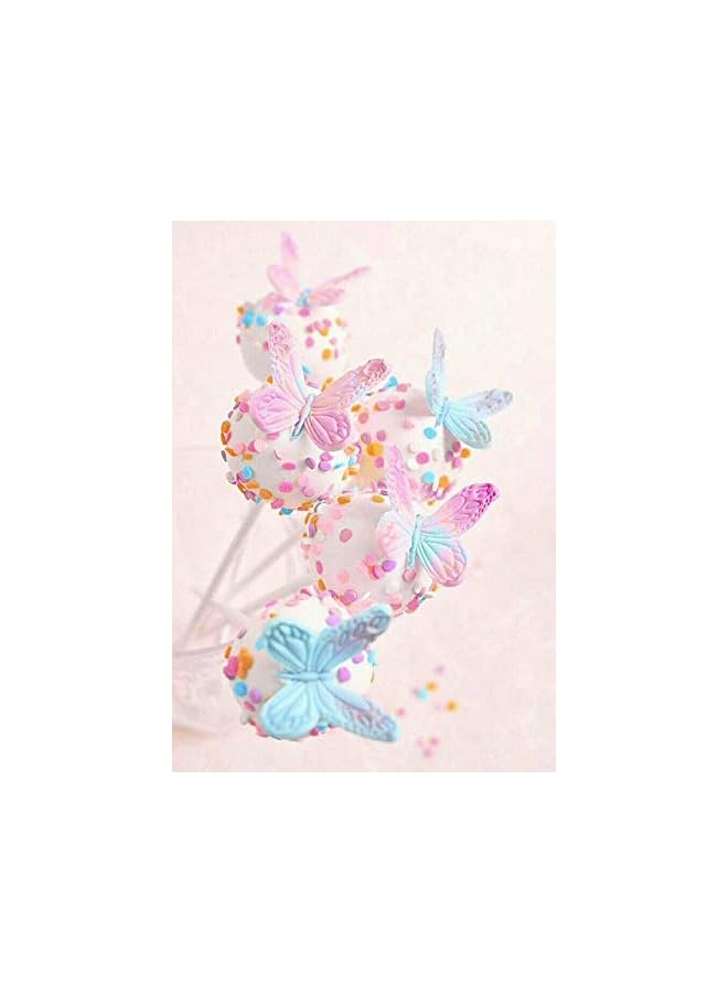 S-TOP Butterfly Mold, Silicone Fondant Molds, Wedding Cake Decoration, Butterfly Decorative Pattern Silicone, Bake Cake, Chocolate Chip Cookie Moulds, 3 Pcs - Image 2