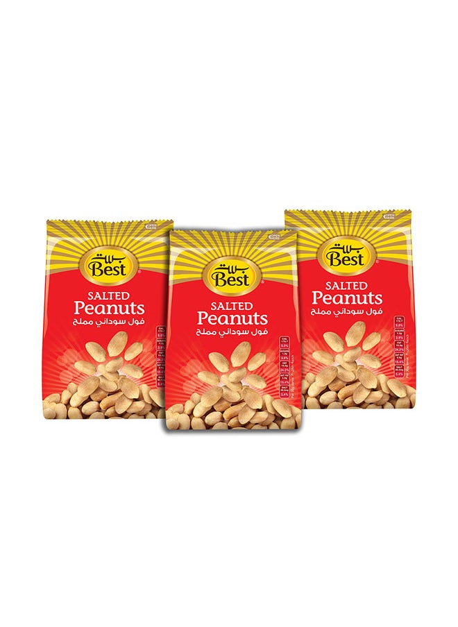 Best Salted Peanuts Bag 3 x 150g 