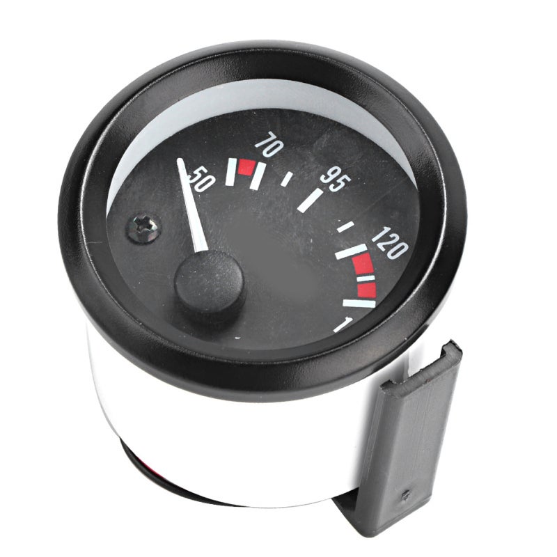 Oil Temperature Gauge Auto Oil Temp Meter for Car Modification - High Sensitivity Black Shell White Light Design with Installation Manual - Image 4