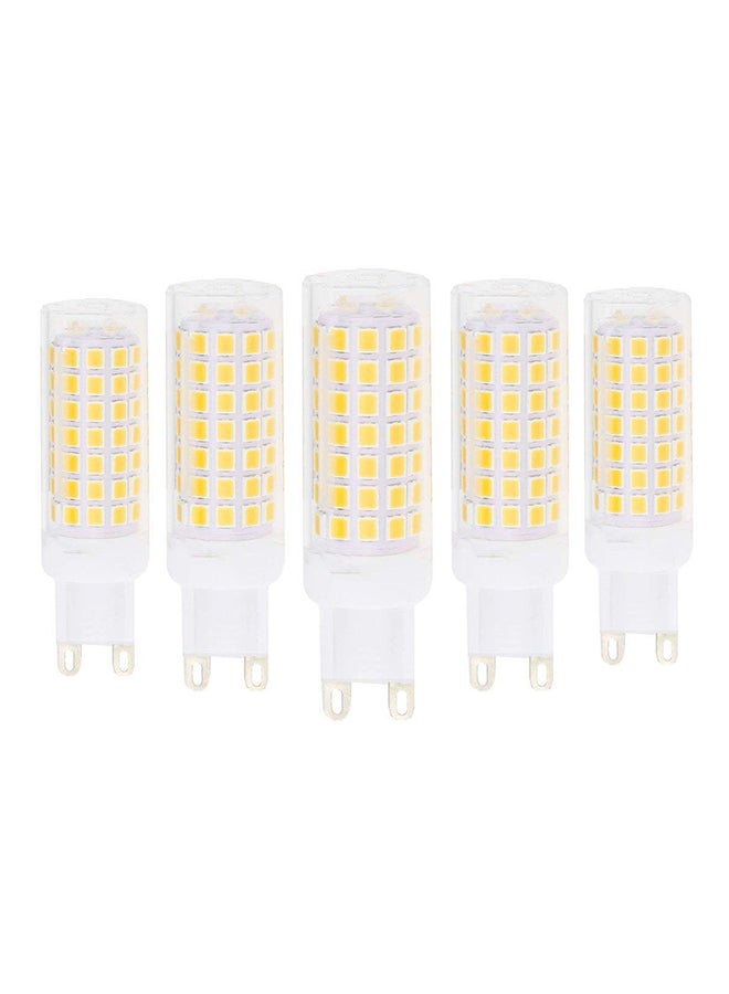 5-Piece G9 LED Bulb Warm White - Image 1