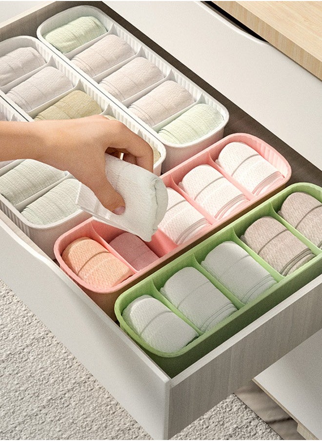 Generic 3 Pack MULTIFUNCTION  Organizer Underwear Drawer Organizer,  for Storing Baby Clothes, Underwear, Bras, Socks, Lingerie, Scarves,Stationery  - Image 5