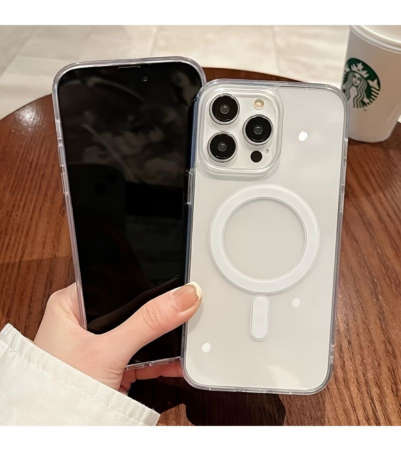 Clear Transparent Magnetic Case For iPhone 11 Pro - Image 4