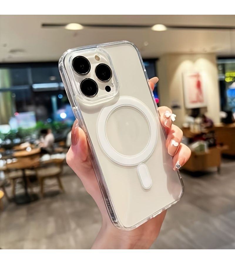 Clear Transparent Magnetic Case For iPhone 11 Pro - Image 1