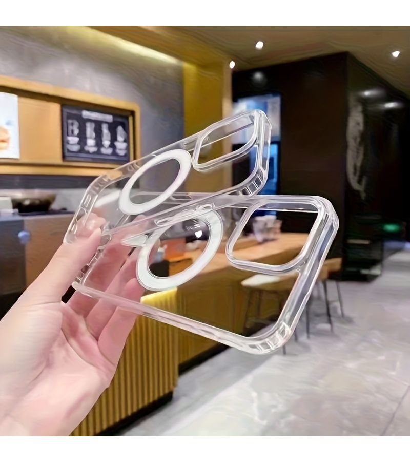 Clear Transparent Magnetic Case For iPhone 11 Pro - Image 5