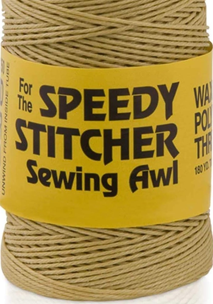 Speedy Stitcher Sewing Awl Kit with 180-Yard Coarse Thread and Needles - Image 3