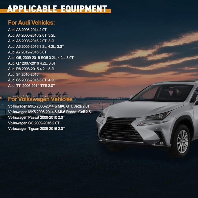 DEEGOOLY 4PCS UF529 Ignition Coils & Iridium Spark Plugs for Au-Di Q7 S6 Go-lf Je-tta CC Volk-swagen - Image 3