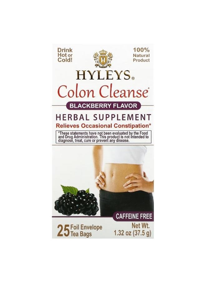 Hyleys Tea, Colon Cleanse, Blackberry , 25 Tea Bags, 1.32 oz (37.5 g) - pzsku/Z70B23623EEE625A912E2Z/45/_/1722921087/905c5348-163e-4520-a363-d4b11dc4706d