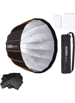 Godox QR-P70 70cm Parabolic Softbox with Bowens Mount – Quick Release Design, Inner & Front Diffusers, Fabric Grid – For SL60W, VL150, UL150, SL150WII, SZ150R