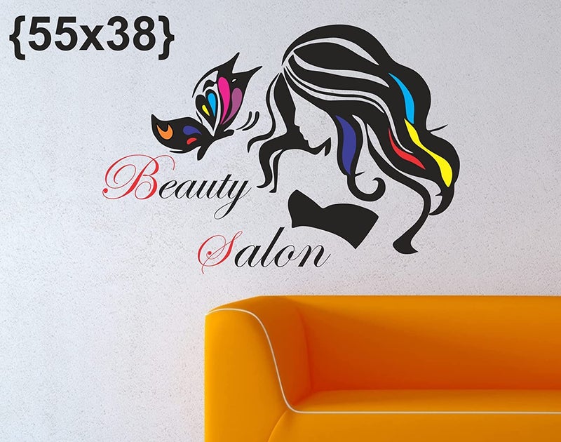 Akki Wold Girls Beauty Parlour Wall Poster Spa Salon Beauty Parlor Beauty Parlor Wall Sticker (Multicolor, Size - 38 Cm X 55 Cm) - Image 3