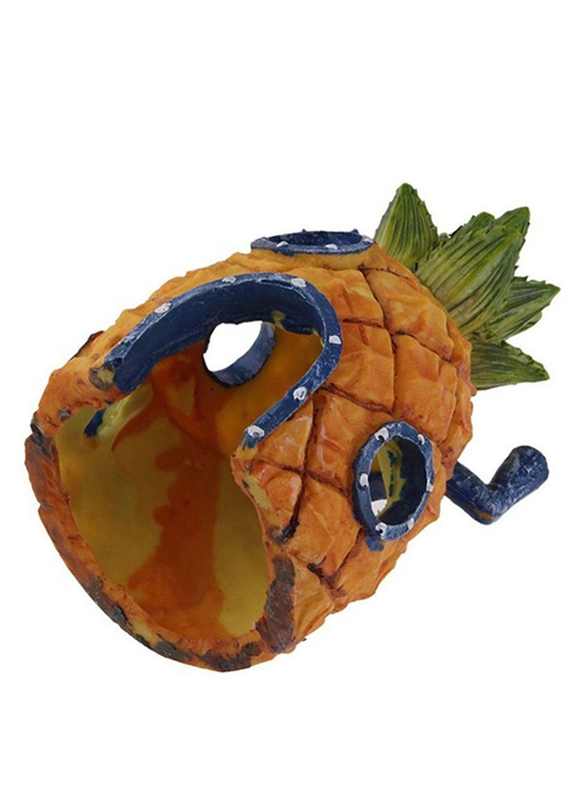 Generic 3 In 1 Unique Design Aquarium Decoration Orange/Green  - Image 2