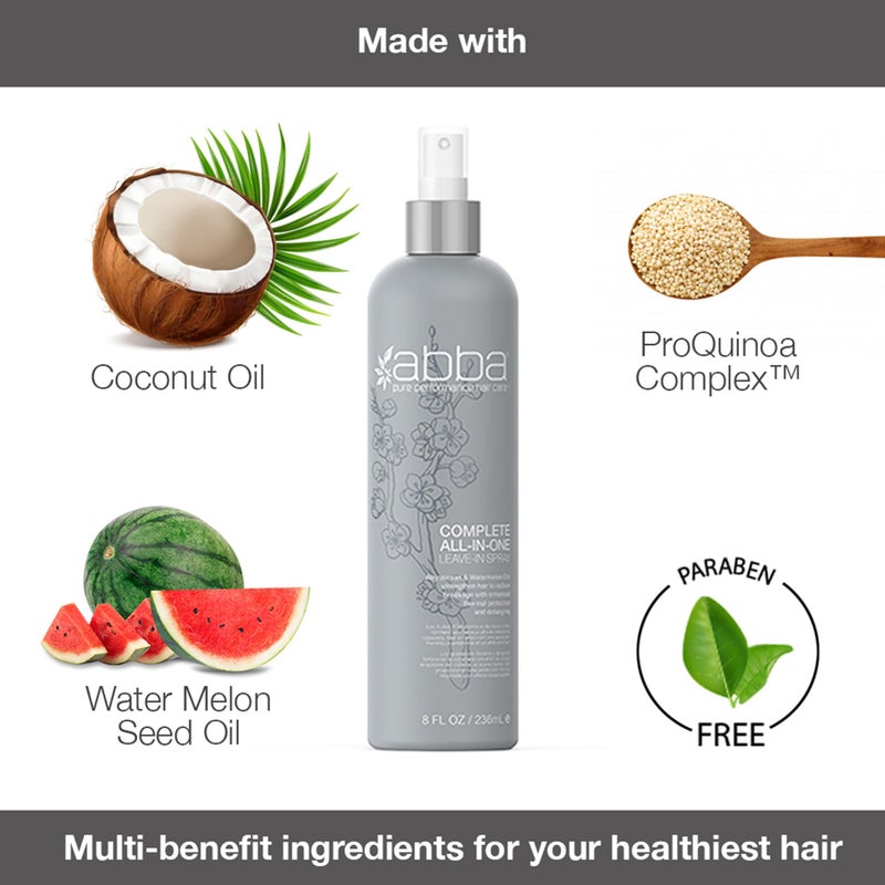 ABBA, Complete AllinOne Leavein Spray, Fresh, Beachy Scent, 8 Fl Oz - Image 3