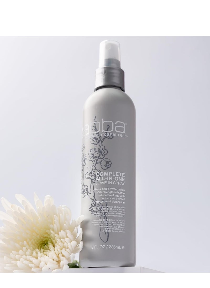 ABBA ABBA Complete All-In-One Leave-In Spray, 8 Fl Oz, Lightweight Conditioner for Moisture & Strength, Frizz-Control, Thermal Protectant, For All Hair Types  - Image 2