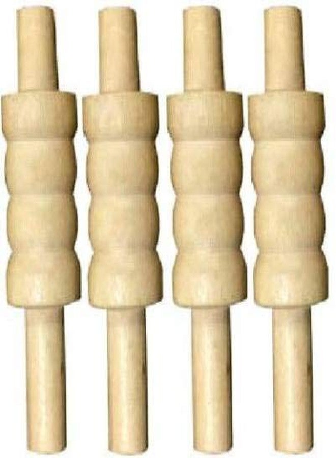 Ankaro Cricket Wooden Stump Set,Wooden Wicket Set,Cricket Stump Set,Cricket Stumps Wooden- 6 Wickets… - Image 2