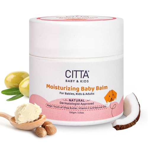 CITTA Moisturizing Baby Balm for Face and Body with 8 Natural Oils & Shea Butter | Baby Moisturizer for Dry & Sensitive Skin | 100 gm - Image 1