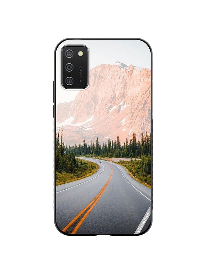 VR CREATIVE Protective Case Cover For Samsung Galaxy A03s Adventure Road Design Multicolour - Image 1