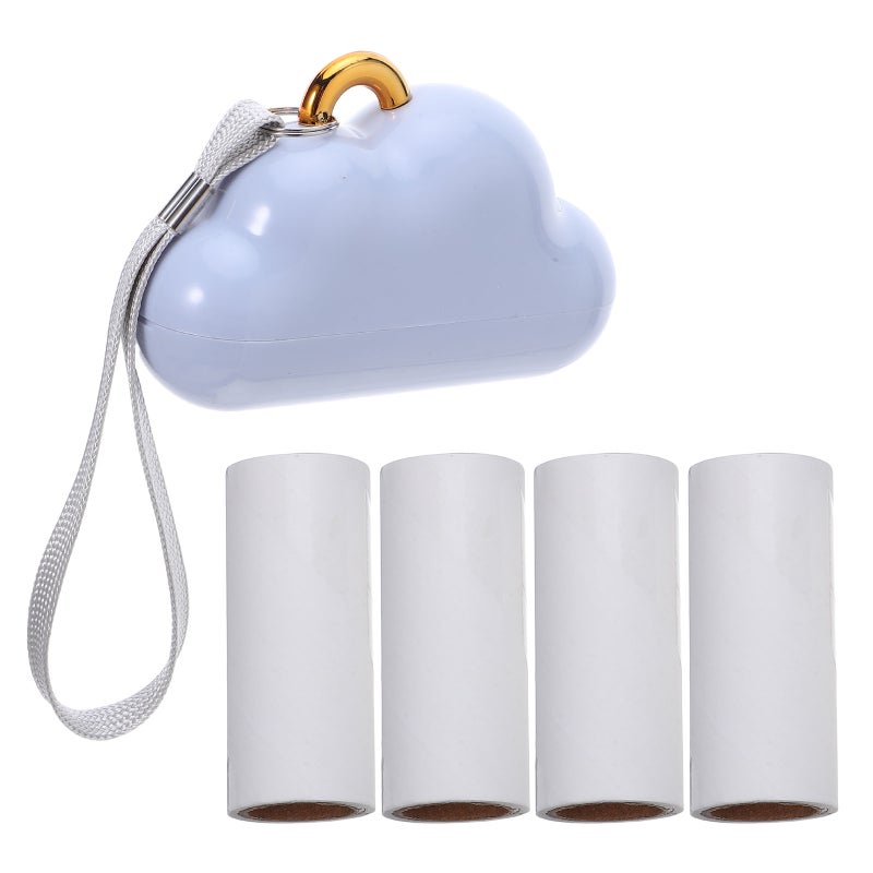 1 Set Everyday Clean Lint Roller: Lint Remover For Pet Hair Dark Clothes Furniture And Dusty Mini Cloud-Shaped Roller For Clothes And Furniture Cleaning - Image 1