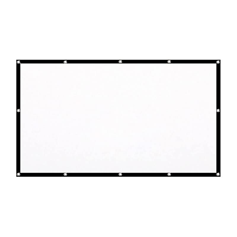 Vilro 80 Inch- 5.8Ft x 3.3Ft Anti-Creased, Foldable Anti-Light 16:9 4K Eyelet Projector Screen (W) 177 cm x 100 cm (H) A+2 - Image 3