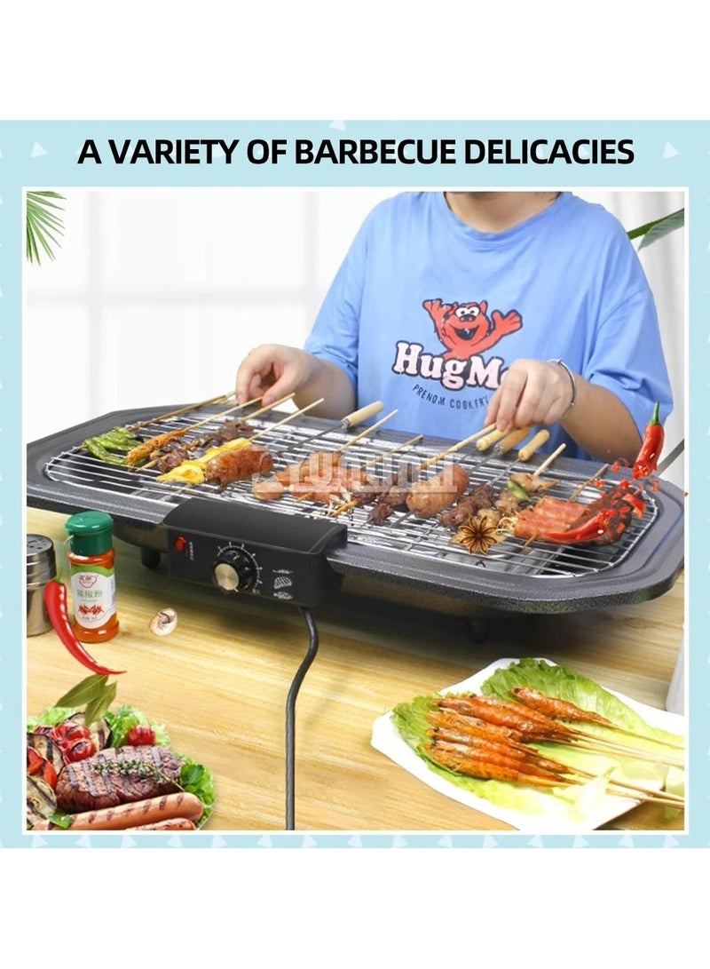 Electric Table Top Grill Griddle - 1800W Indoor/Outdoor Hotplate Cooker, Double Comfort for Kitchen, Camping, Parties & Festivals - Image 4
