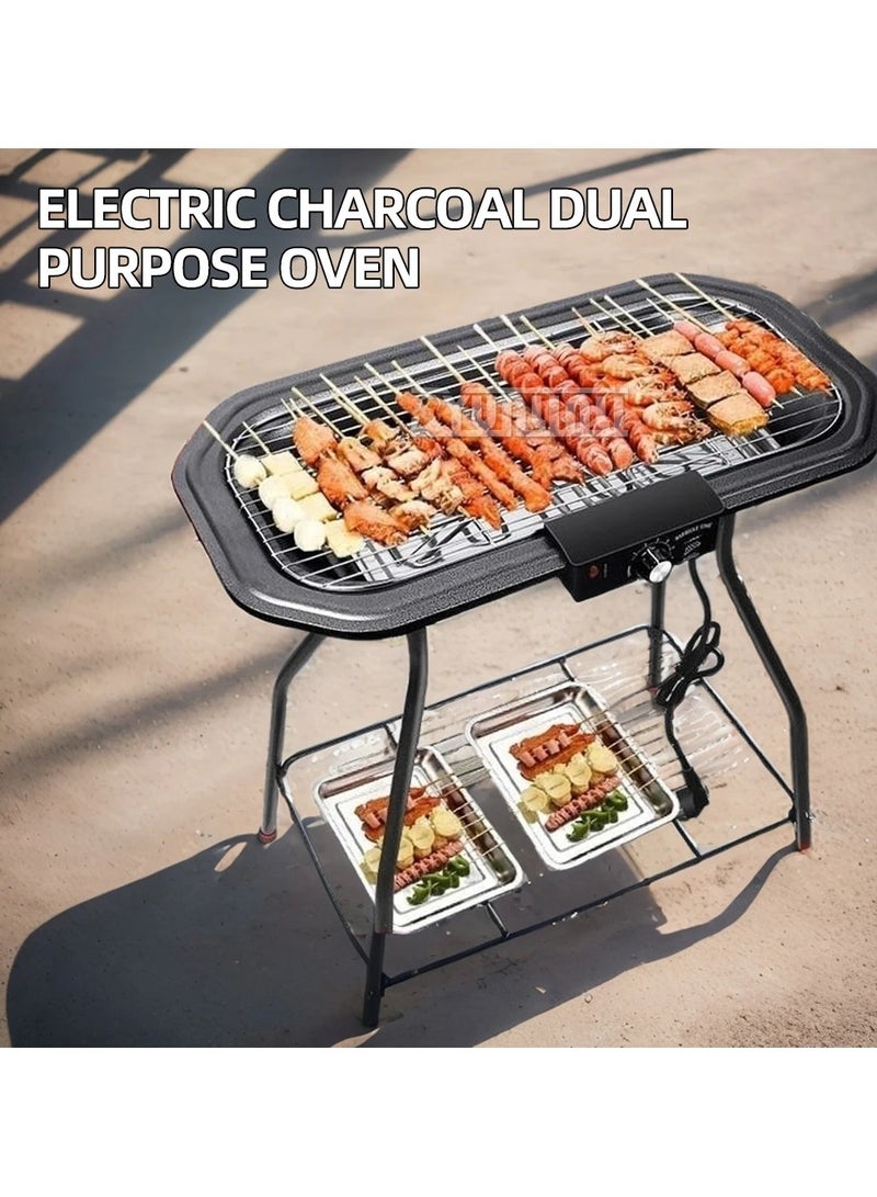 Electric Table Top Grill Griddle - 1800W Indoor/Outdoor Hotplate Cooker, Double Comfort for Kitchen, Camping, Parties & Festivals - Image 5