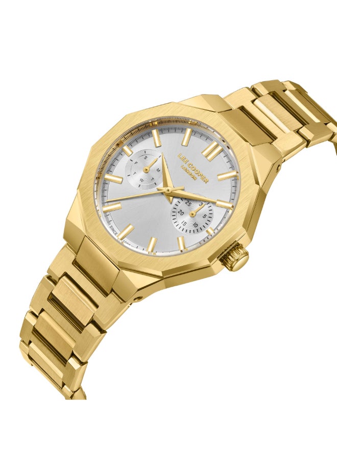 Lee Cooper Lee Cooper Women's Watch, Multi Function Display and Mesh Strap - LC08019.130, Gold  - Image 2