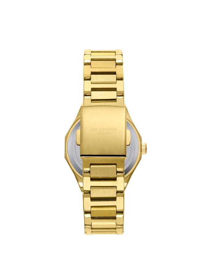 Lee Cooper Lee Cooper Women's Watch, Multi Function Display and Mesh Strap - LC08019.130, Gold  - Image 4