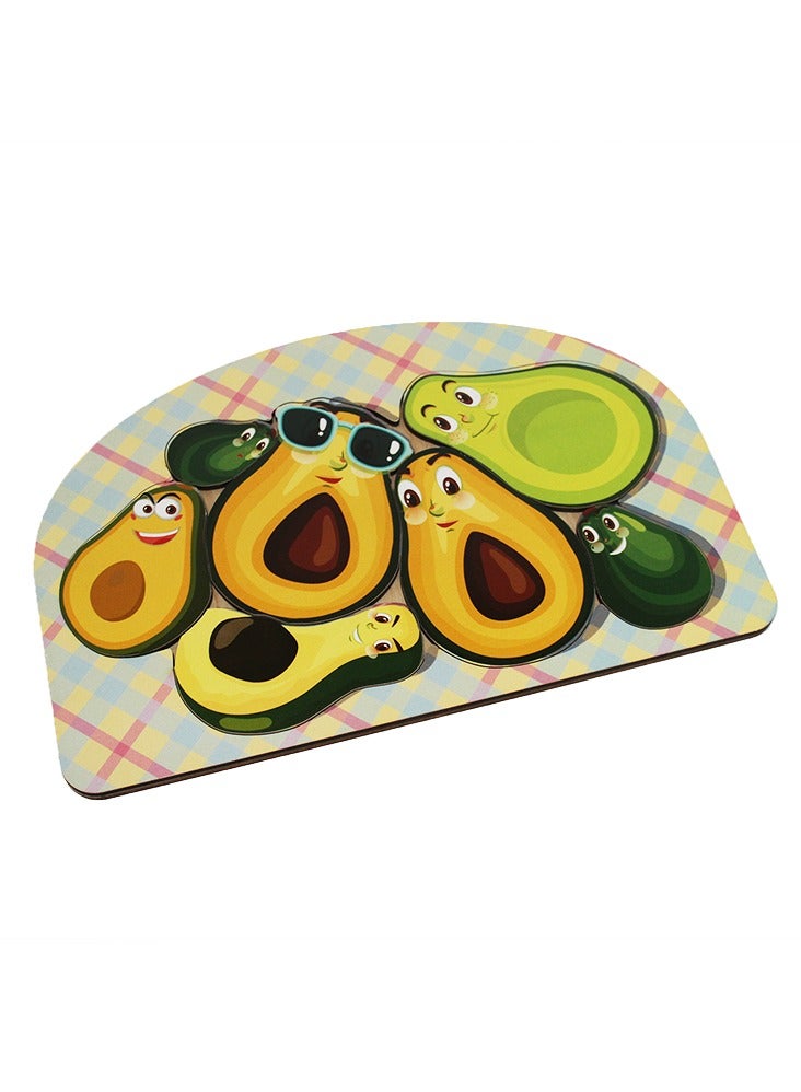 فوفا FOFA لغز خشبي - لعبة الأفوكادو للأطفال - Image 1