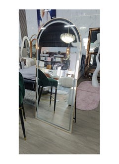 AWD Mirror Full Length, Standing Arched Mirror, Long HD Mirror with LED Lights, Framed Large Free Standing Full Body Mirror 180cm for Bedroom Dressing Home Decoration Gift.  - Image 5