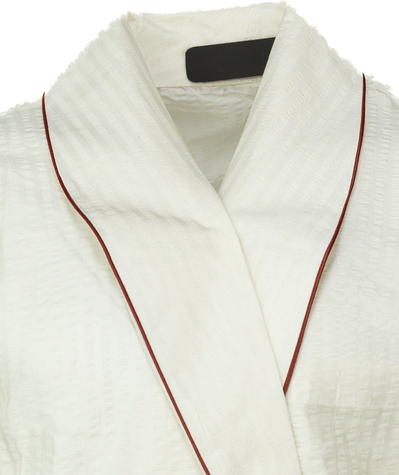 Ottoland Men's Classic Model Robe Premium 100% Cotton Woven Classic Robe Pocket Comfort Full Pattern  - Image 5