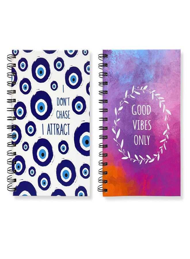 دفتر ملاحظات حلزوني أنيق مع مفكرة رفيعة (21.2 × 15.2 سم) 192 صفحة 80 جرام/متر مربع (عين شريرة و GV) - Image 2