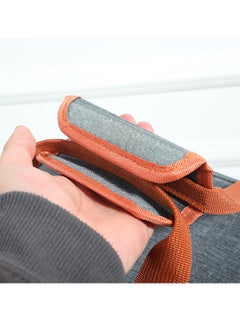 MIBRU Coffee tools bag gray Double Layer Thermal Lunch Bag Large Capacity Picnic Box Meal Pouch Food Insulated Cooler Delivery Bags for Women Men Kids  - Image 3