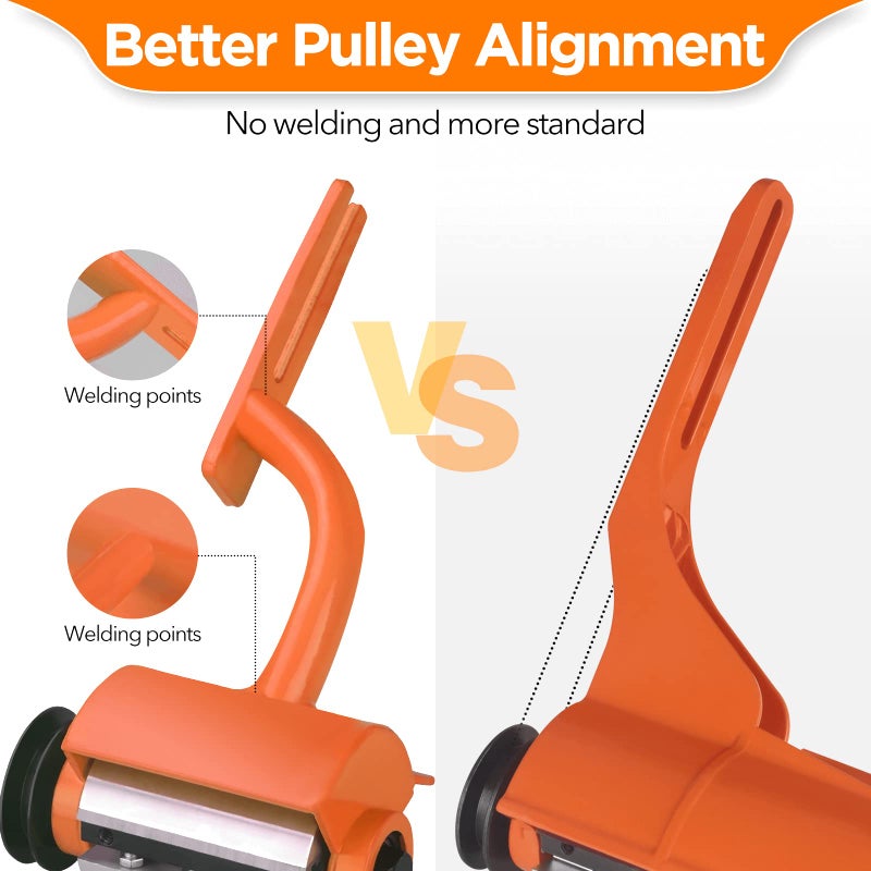 HOTYELL Log Peeler Debarker - Upgraded Chainsaw Attachment for Husqvarna and STIHL, Integrated Aluminum Alloy Wood Debarking Tool with 6 Lengthened Blades for Timber Processing - Image 3