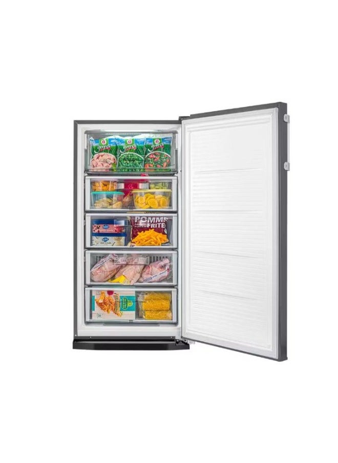 TORNADO Deep Freezer No Frost 5 Drawers 185 Liter Dark Stainless RH-H18T-DST  - Image 2