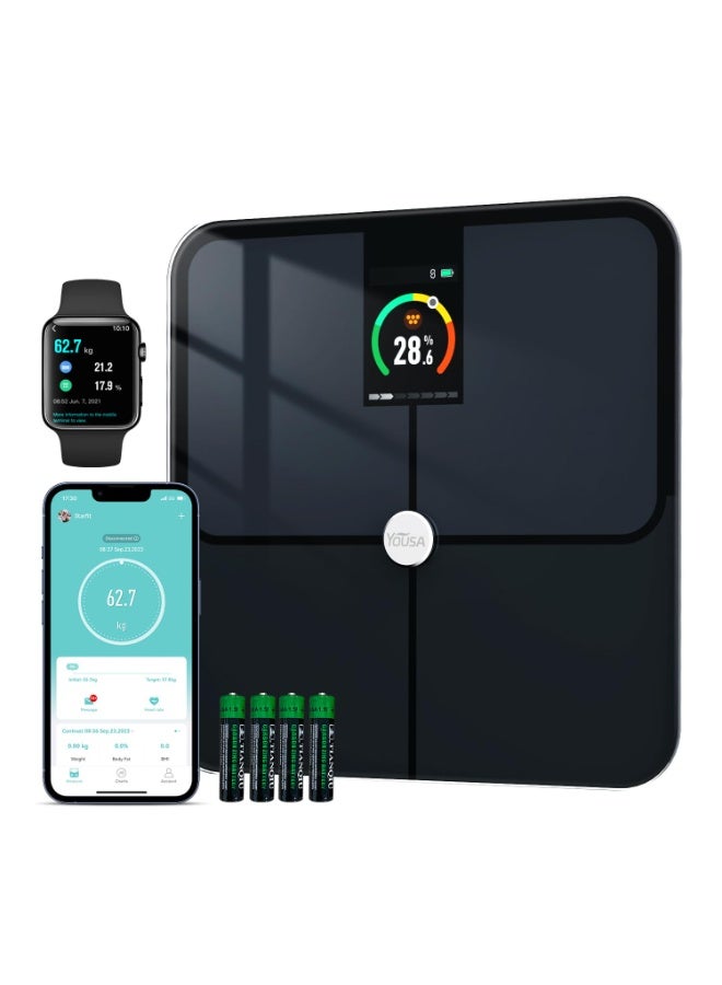 ​Smart Bluetooth BMI Scale, Body Fat Percentage Tester with APP Sync, TFT Color Display, for Daily Health Monitoring & Weight Loss Journey​ - Image 1