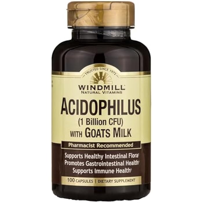 WINDMILL Acidophilus W/Goat Milk Caps 100's Windmill - Image 1