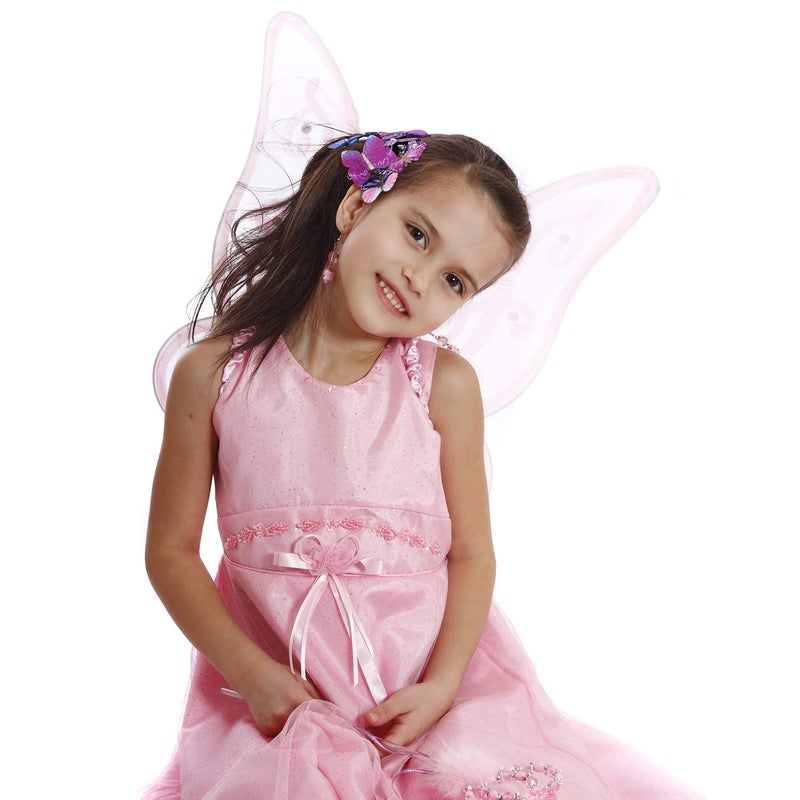 ZEPOLI Colorful Organza Chiffon Butterfly Wings Ribbon Wrapped Modelling Hair Clips Sets Small  6 - Image 4
