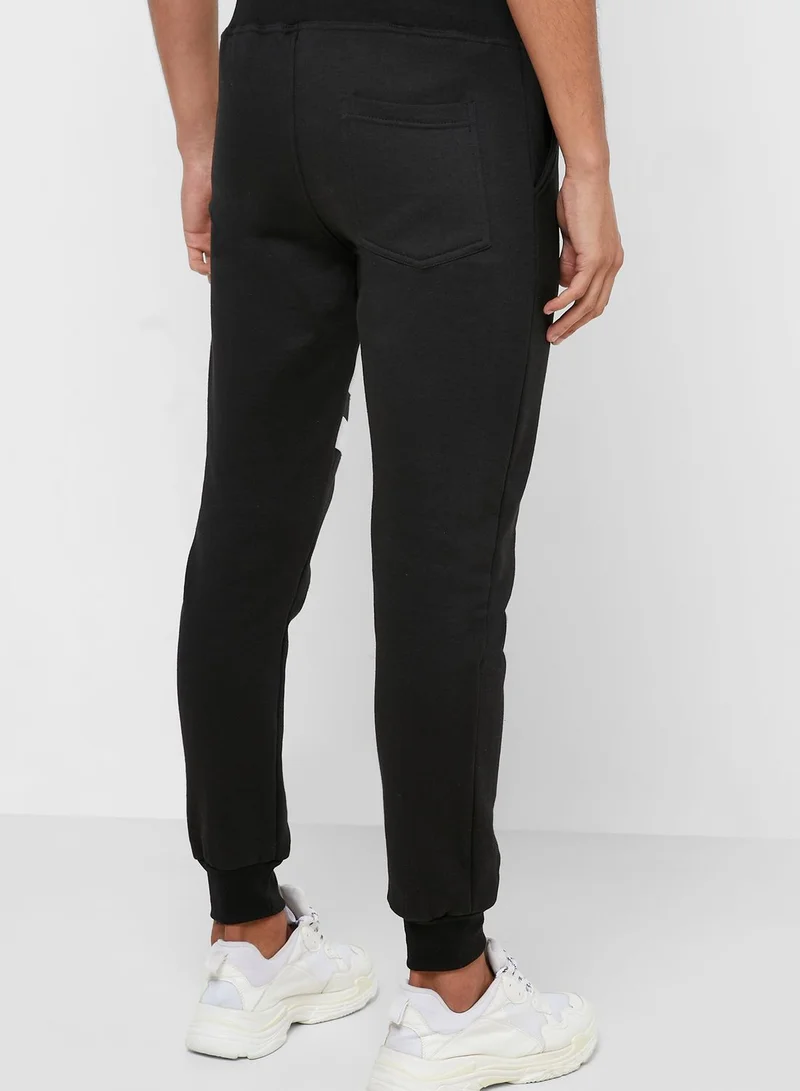 Seventy Five Knee Striped Joggers