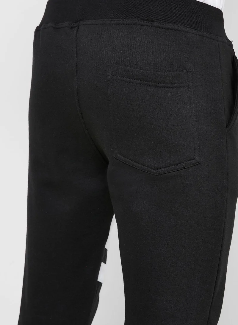 Seventy Five Knee Striped Joggers