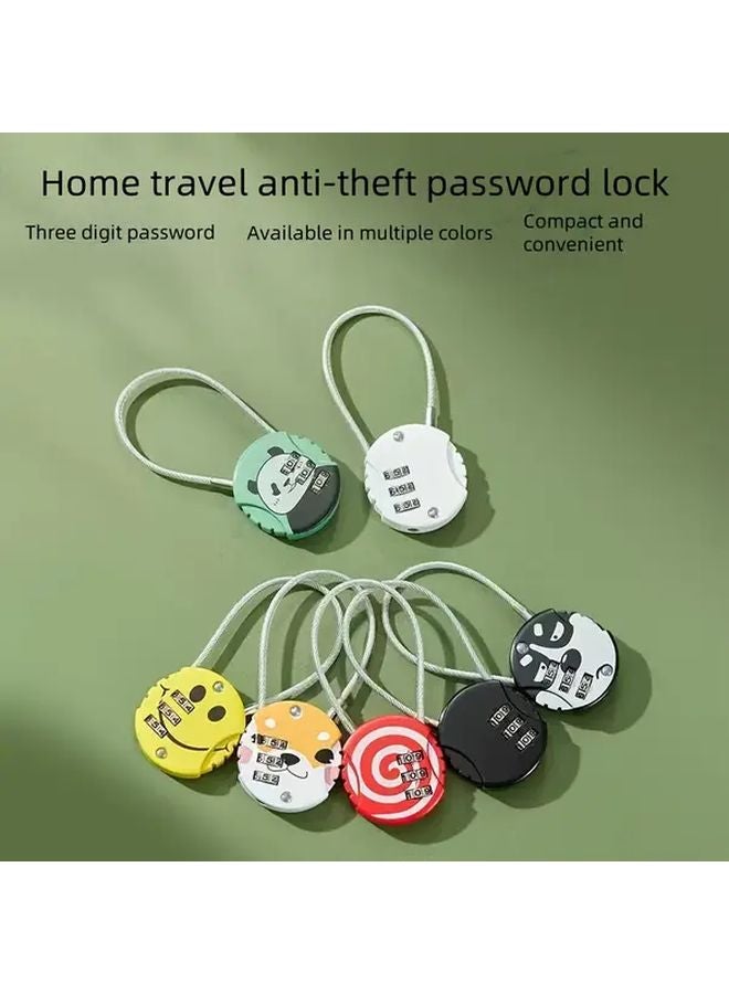 Portable Anti Theft Combination Lock Cute Beagle Design 3 Digit Dial Keyless Entry for Luggage Suitcases Cabinets Travel Bags - Image 2
