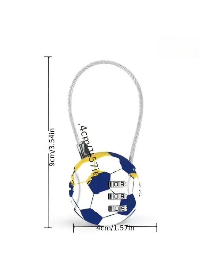 Portable Anti Theft Combination Lock Cute Beagle Design 3 Digit Dial Keyless Entry for Luggage Suitcases Cabinets Travel Bags - Image 3